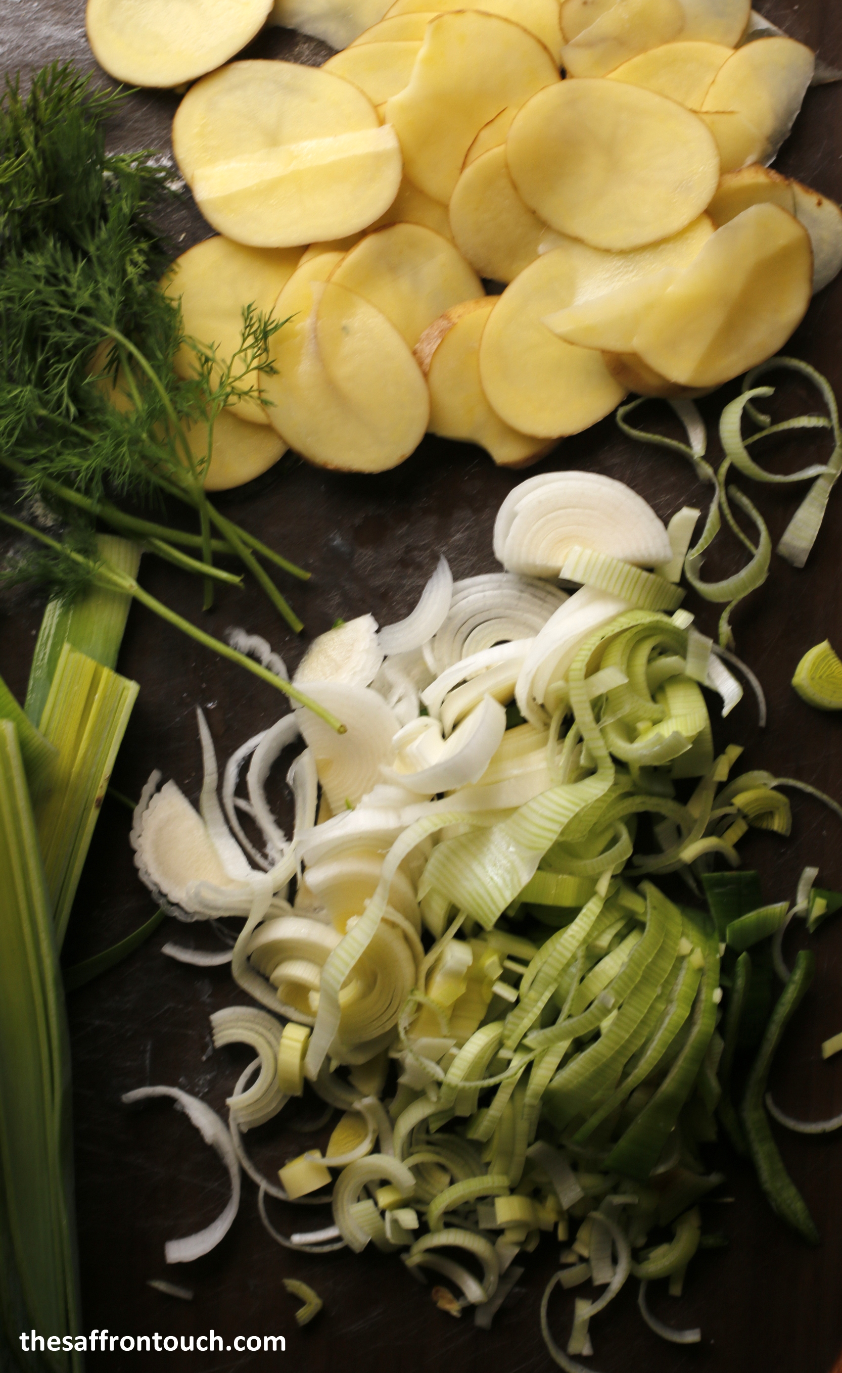 The Saffron TouchWorld cuisine with an Indian touch...Leek, Potato